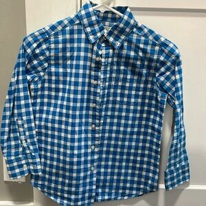 Lands End kids button down shirt